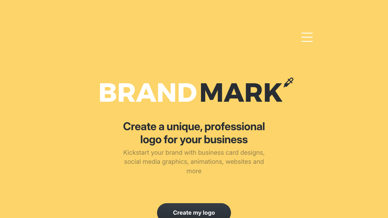 Brandmark official website preview